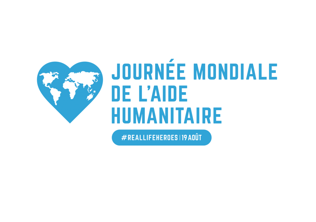 logo journée mondiale de l'aide humanitaire