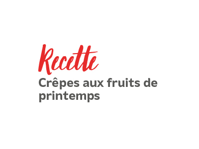 Crêpes de printemps